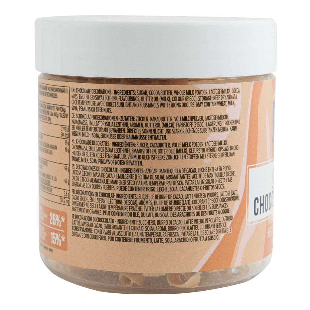 Caramel Chocolate Curls (85g / 3oz)
