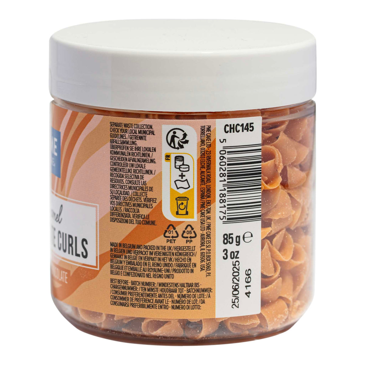 Caramel Chocolate Curls (85g / 3oz)