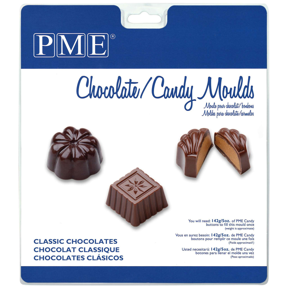 Classic Chocolates PME Candy Mould