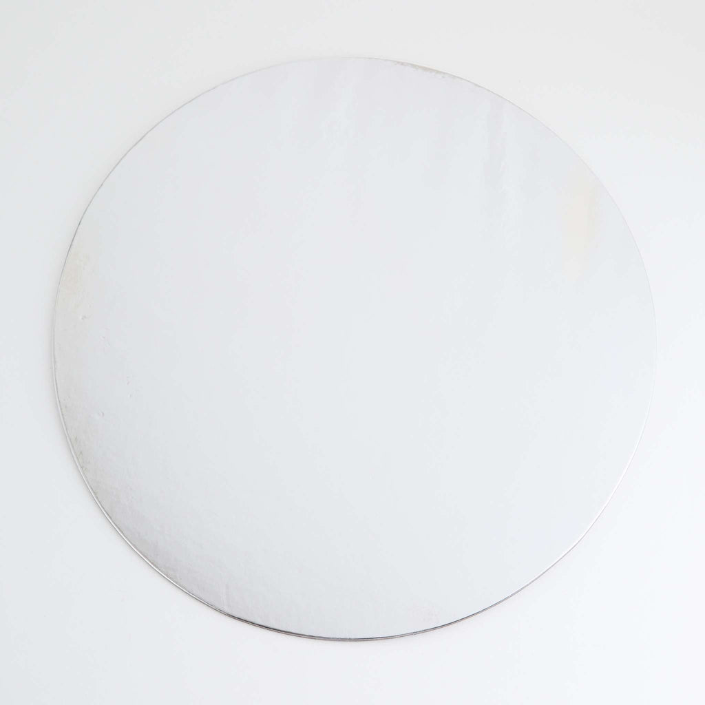 Mirror Cake Card - Runde Tortenunterlage Silber 203mm (8 Zoll), Packung mit 3