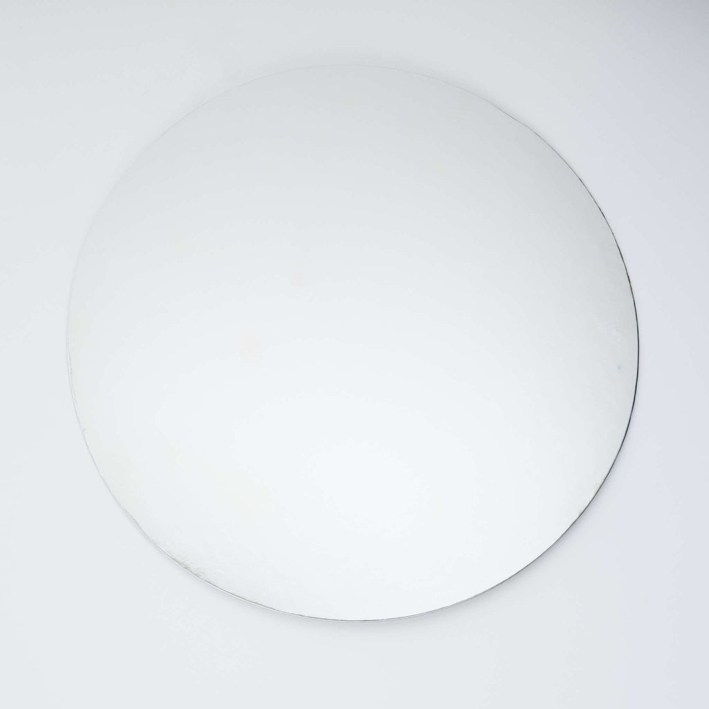 Mirror Cake Card - Runde Tortenunterlage Silber 305mm (12 Zoll), Packung mit 3