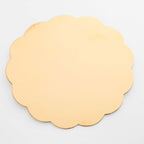 Carte de miroir pour gâteau - Or en coquille 152mm (6 pouces), Pack de 3