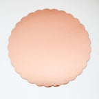 Mirror Cake Card - Runde Tortenunterlage Roségold 254mm (10 Zoll), Packung mit 3