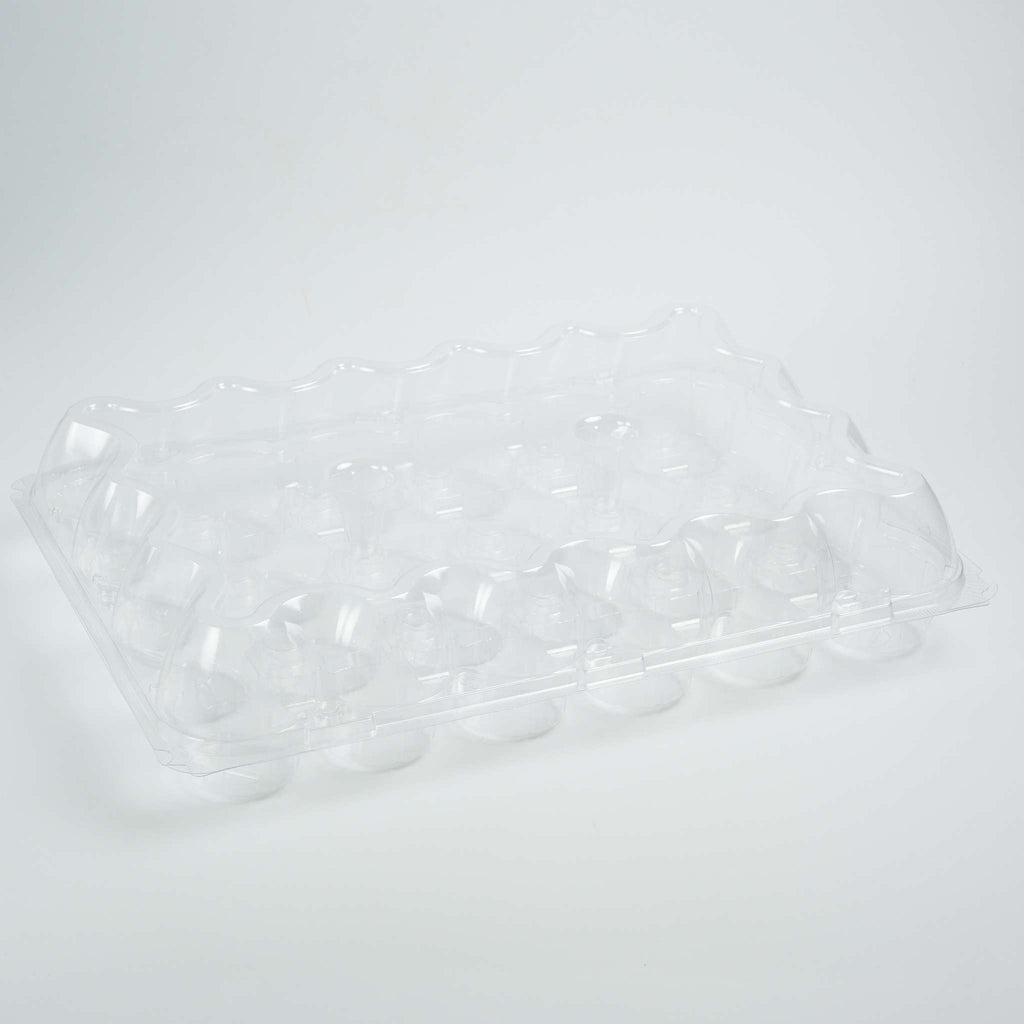 Cupcake Container - 12 Cavity Pk/3 13 x 10 x 3.5" / 33 x 25 x 9cm)