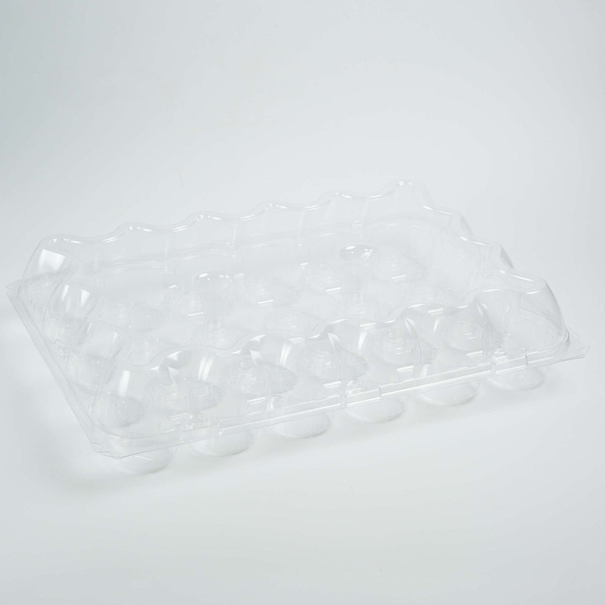 Cupcake Container - 12 Cavity Pk/3 13 x 10 x 3.5" / 33 x 25 x 9cm)