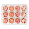 Cupcake Container - 12 Cavity Pk/3 13 x 10 x 3.5" / 33 x 25 x 9cm)