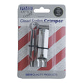 Crimper - Geschlossene Wellenschnitt Skallop Set mit 2 Stück (13 x 19mm / 0,51 x 0,75")