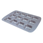 12 Cup Non-Stick Mini Square Cake Pan