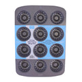 12 Cup Non-Stick Mini Fancy Ring Pan