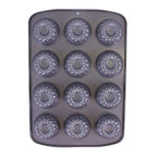 12 Cup Non-Stick Mini Fancy Ring Pan