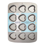 12 Cup Non-Stick Mini Heart Pan