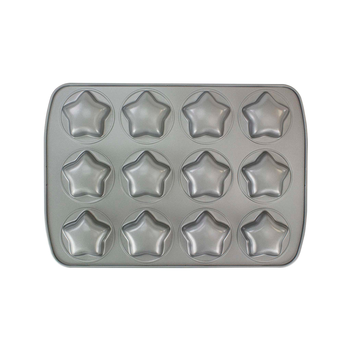 12 Cup Non-Stick Mini Star Pan