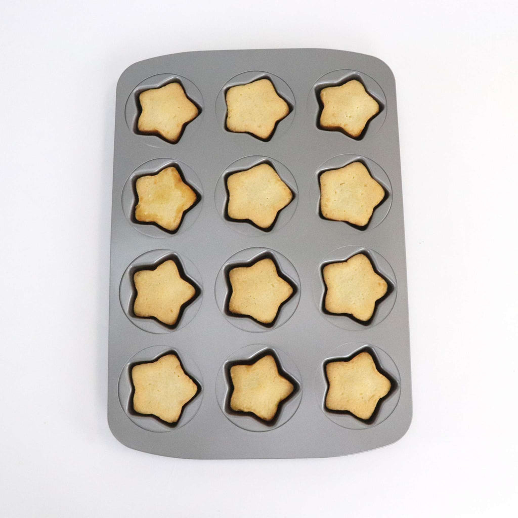 12 Cup Non-Stick Mini Star Pan
