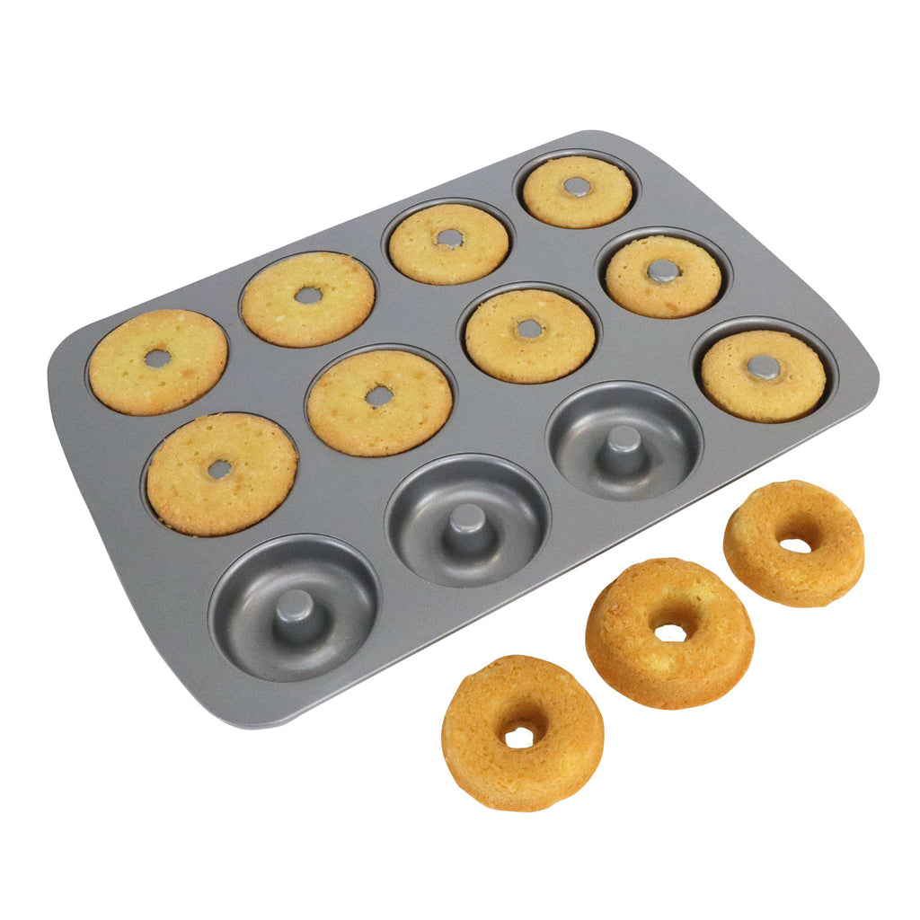 Antihaft - 12 Cup Mini Donut Form (373 x 261mm / 14.7 x 10.3")