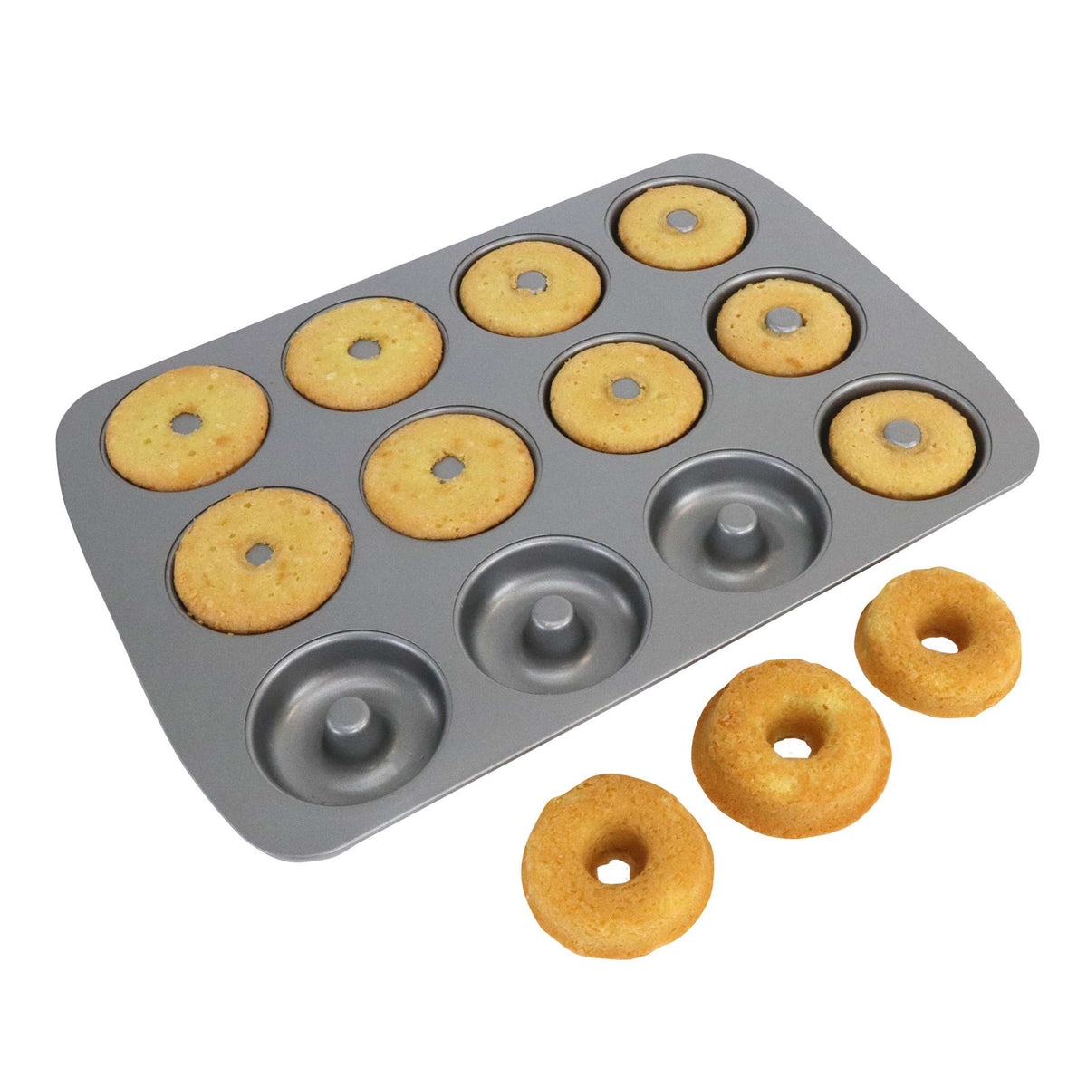 12 Cup Non-Stick Mini Doughnut Pan