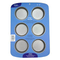 Moule à tartelette antiadhésif 6 tasses (37,3 x 26,1mm / 14,7 x 10,3")