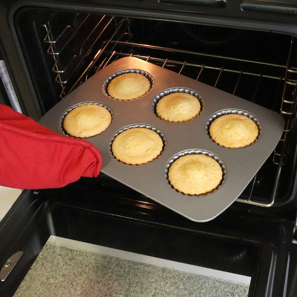 6 Cup Non-Stick Tart Pan