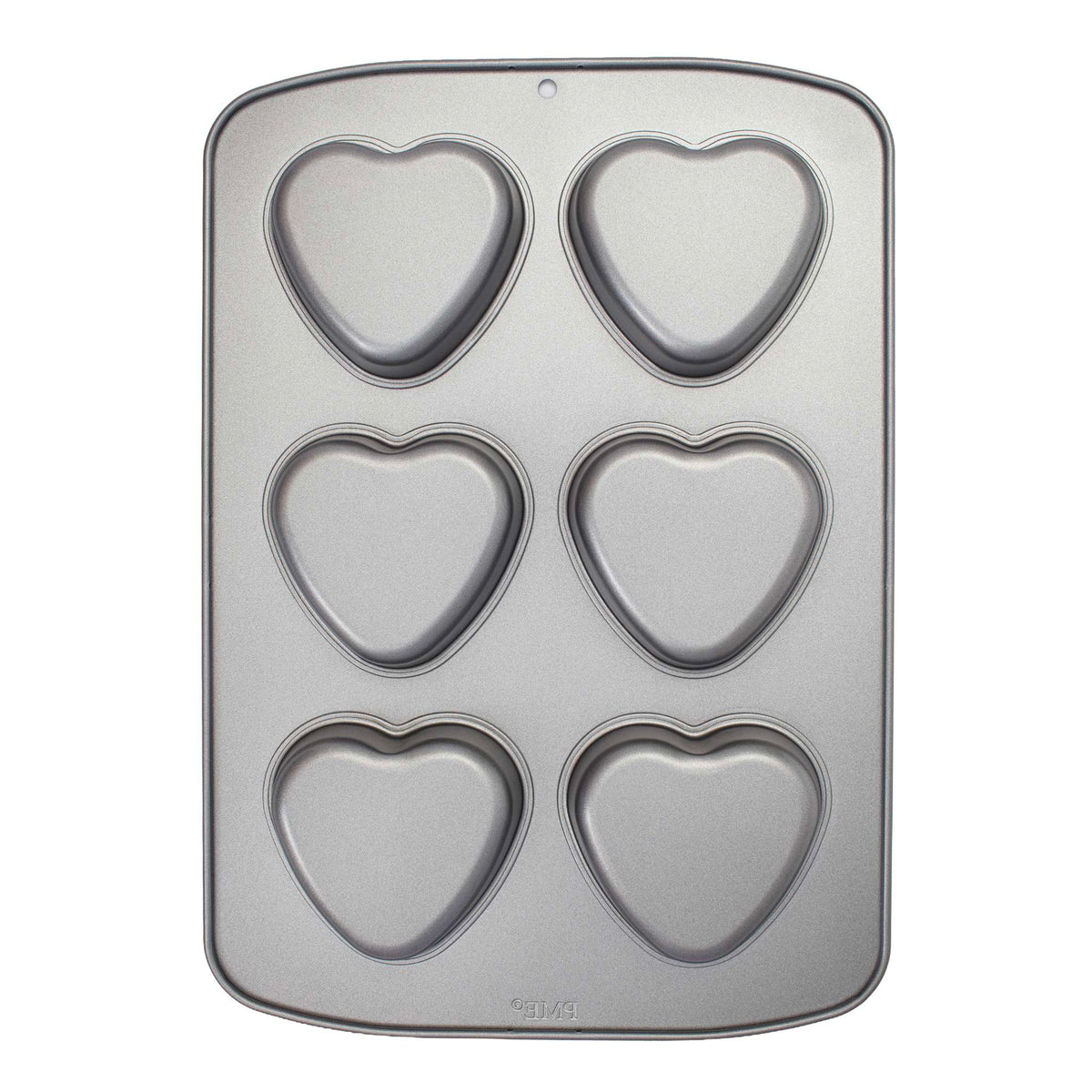 6 Cup Non-Stick Heart Pan