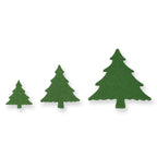 Kunststoff-Ausstecher - Weihnachtsbaum-Set mit 3 Stück