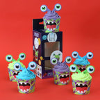 Kit de Décoration de Cupcakes Alien avec Toppers Comestibles