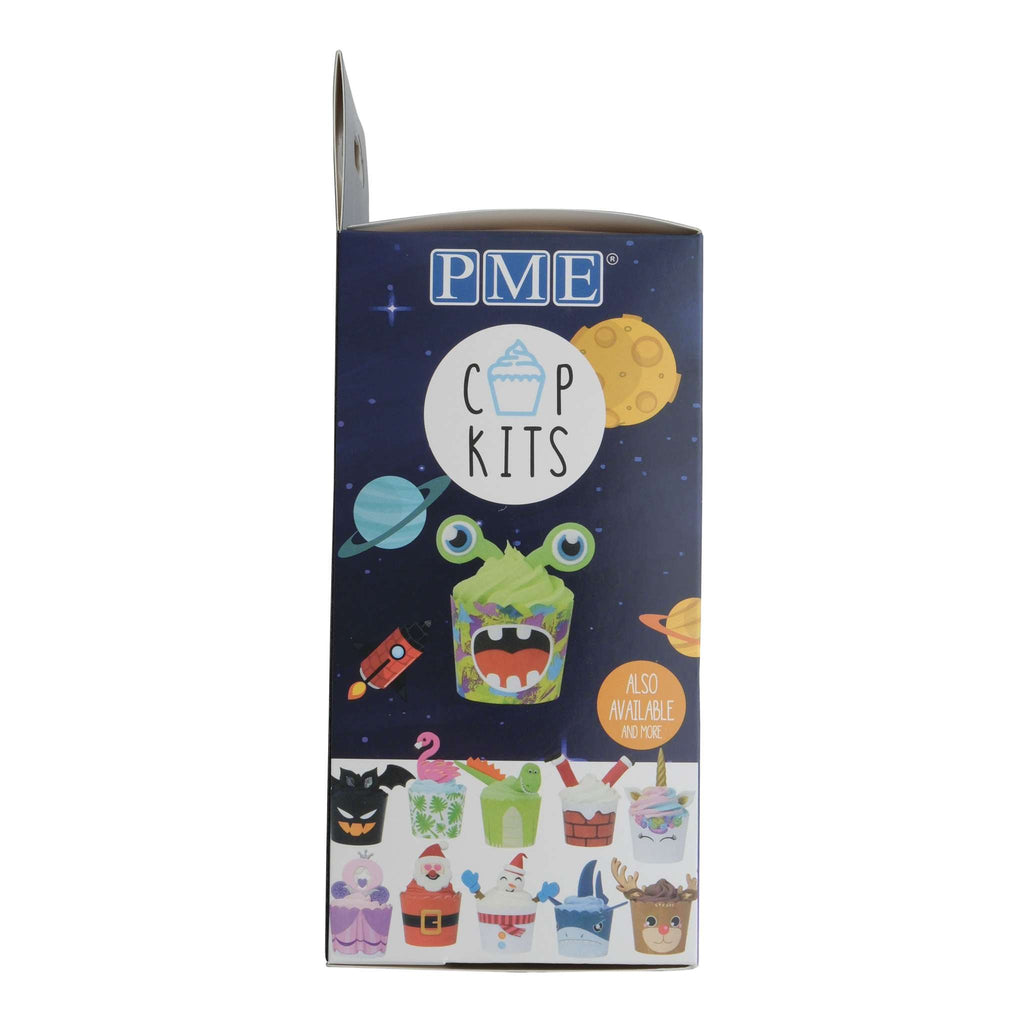 Kit de Décoration de Cupcakes Alien avec Toppers Comestibles