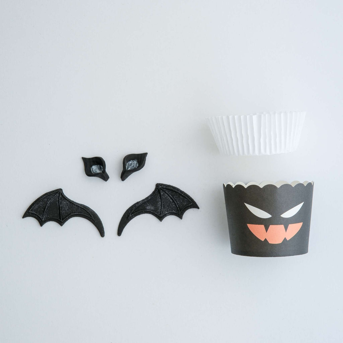 Halloween Vleermuis Cupcake Decoratie Kit met Eetbare Toppers