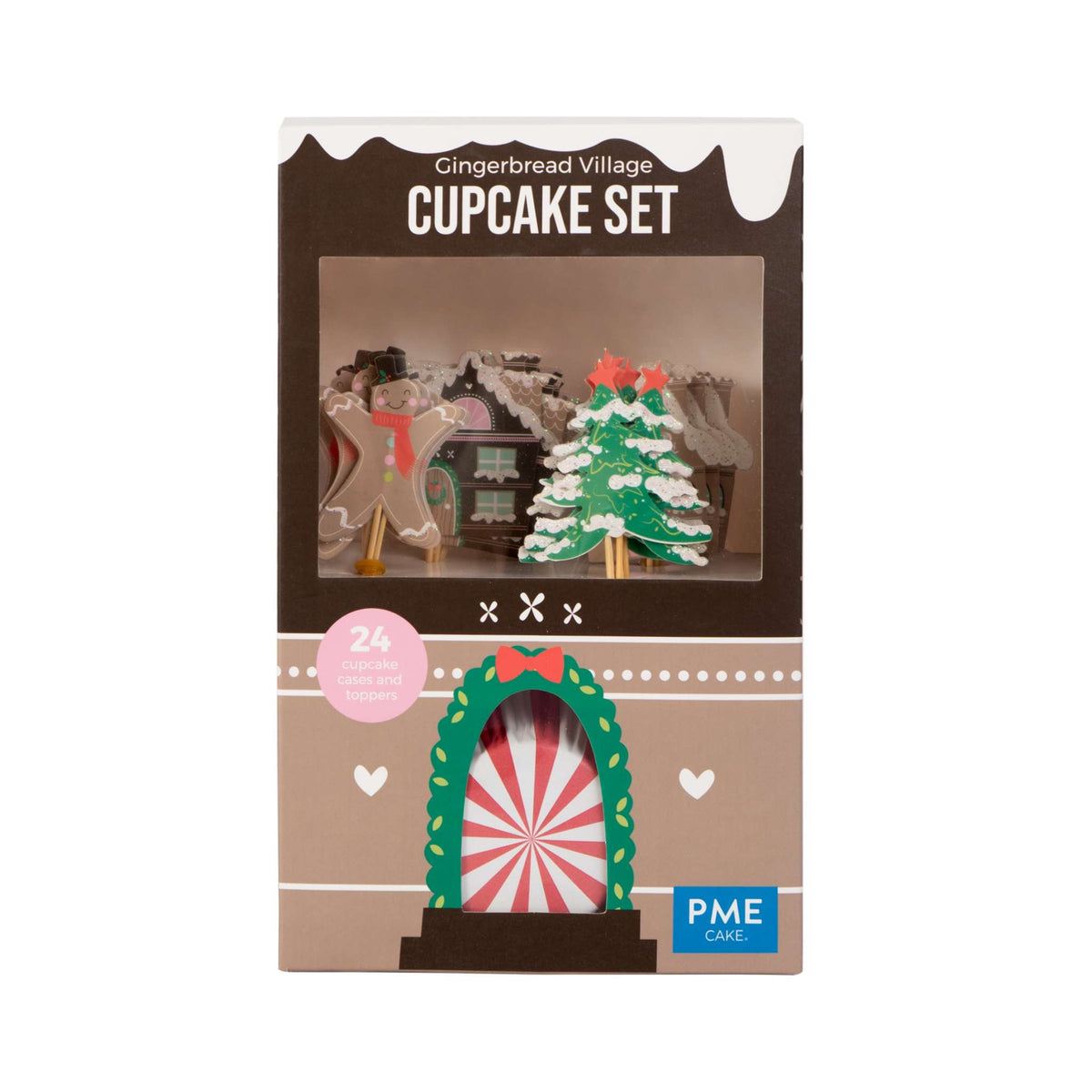 Gingerbread Village Cupcake Set Of 24
