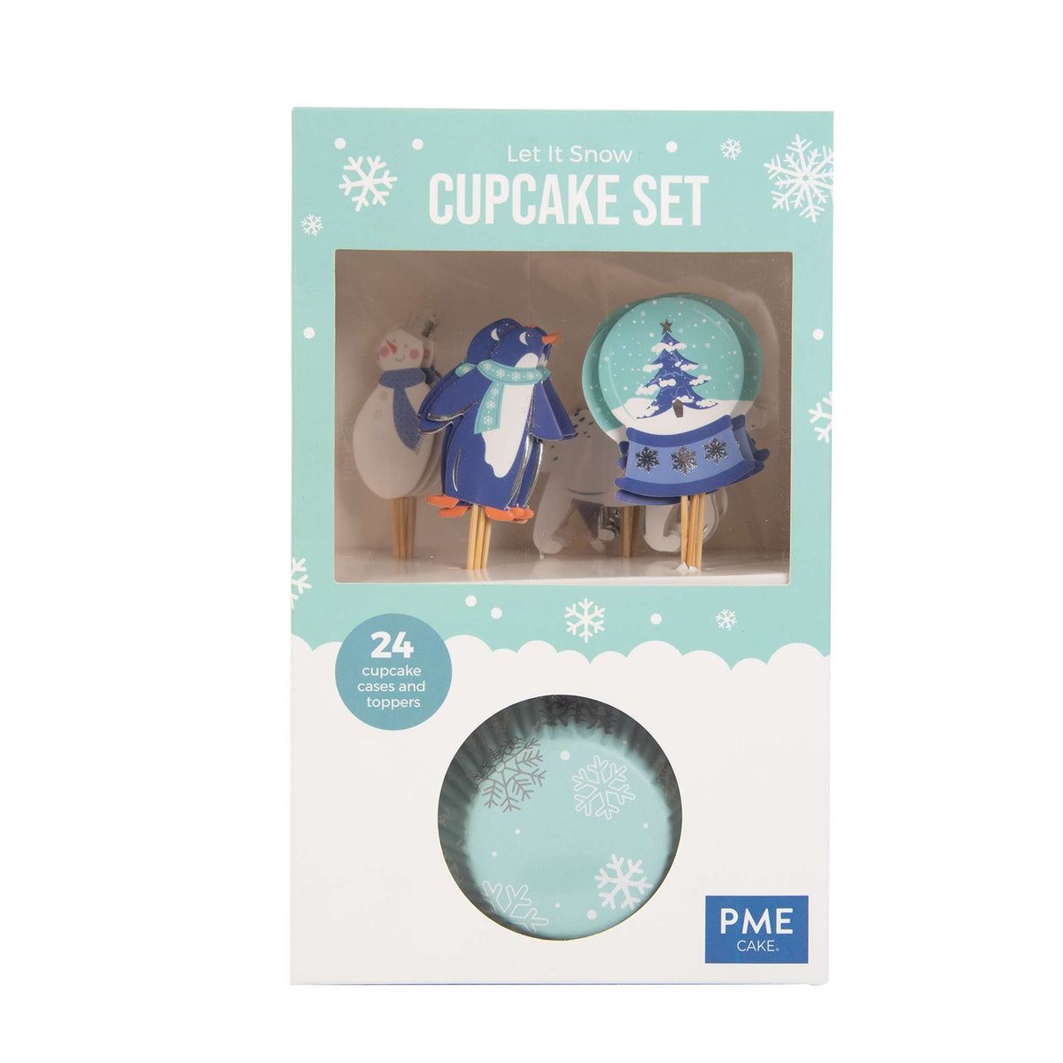 Let It Snow Cupcake Set Of 24