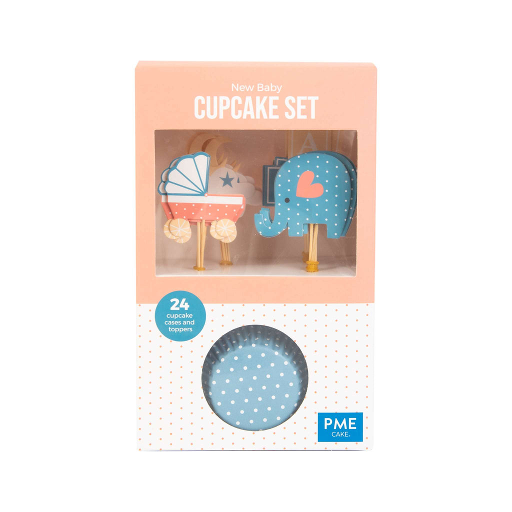 New Baby Cupcake Set Of 24