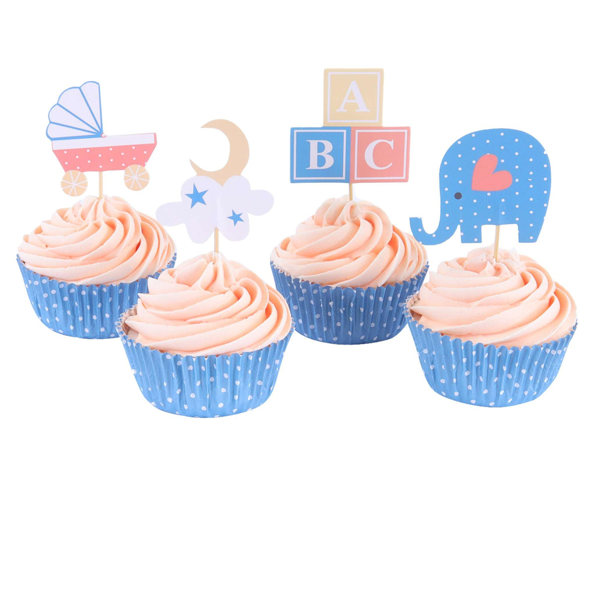 New Baby Cupcake Set Of 24