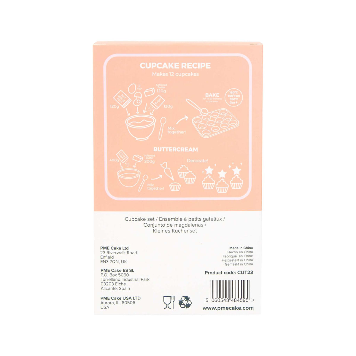 New Baby Cupcake Set Of 24