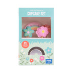 Cupcakeset - Over de Regenboog (24 Vormpjes en Toppers)