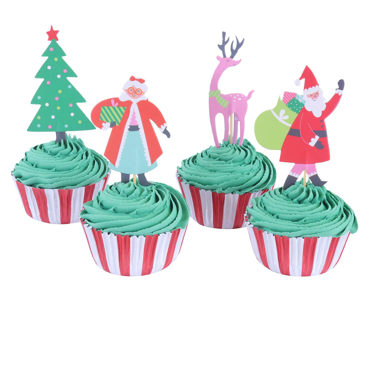 Santa's Workshop Cupcake Set Of 24