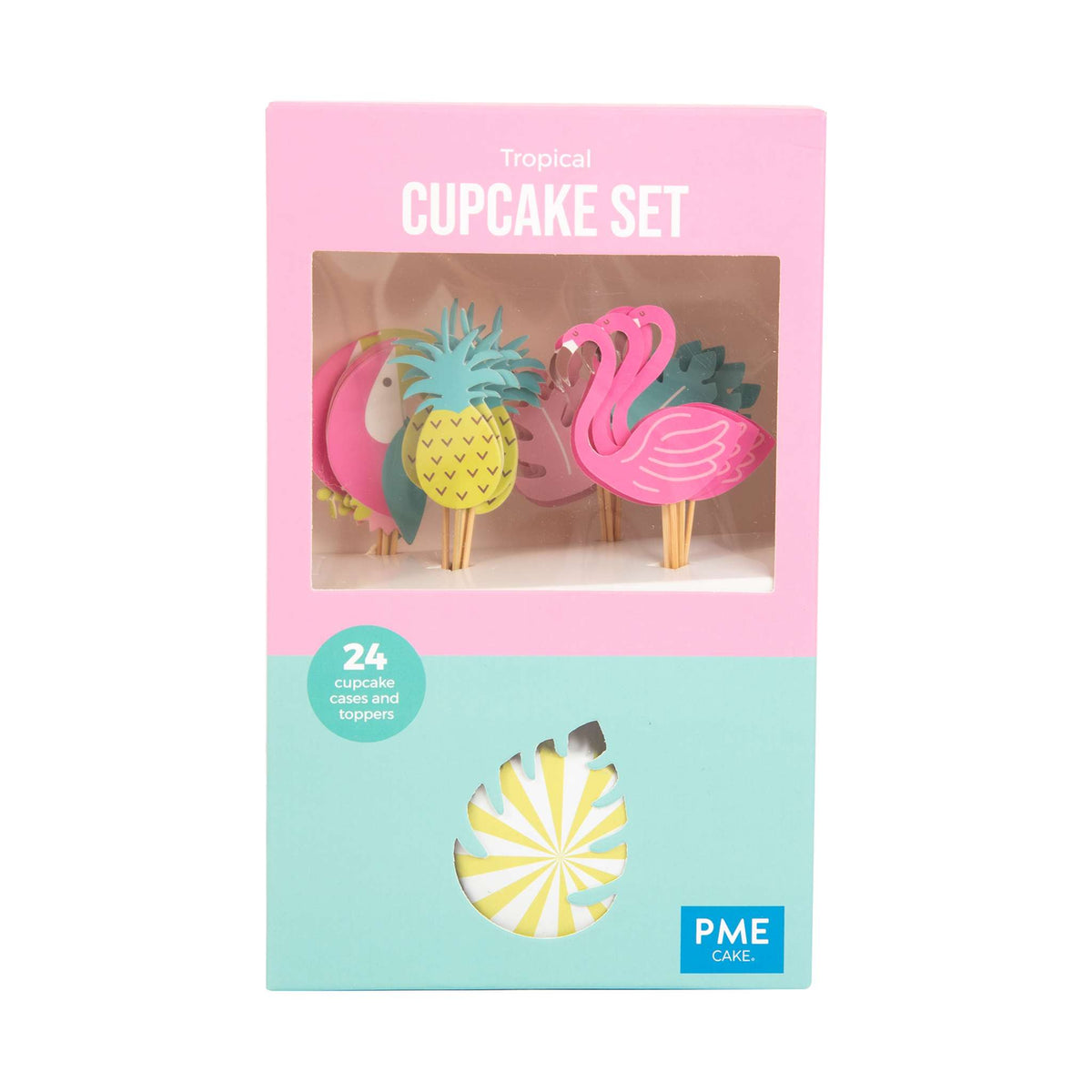 Tropical Cupcake Set Of 24