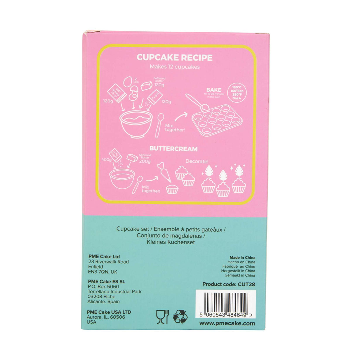 Tropical Cupcake Set Of 24