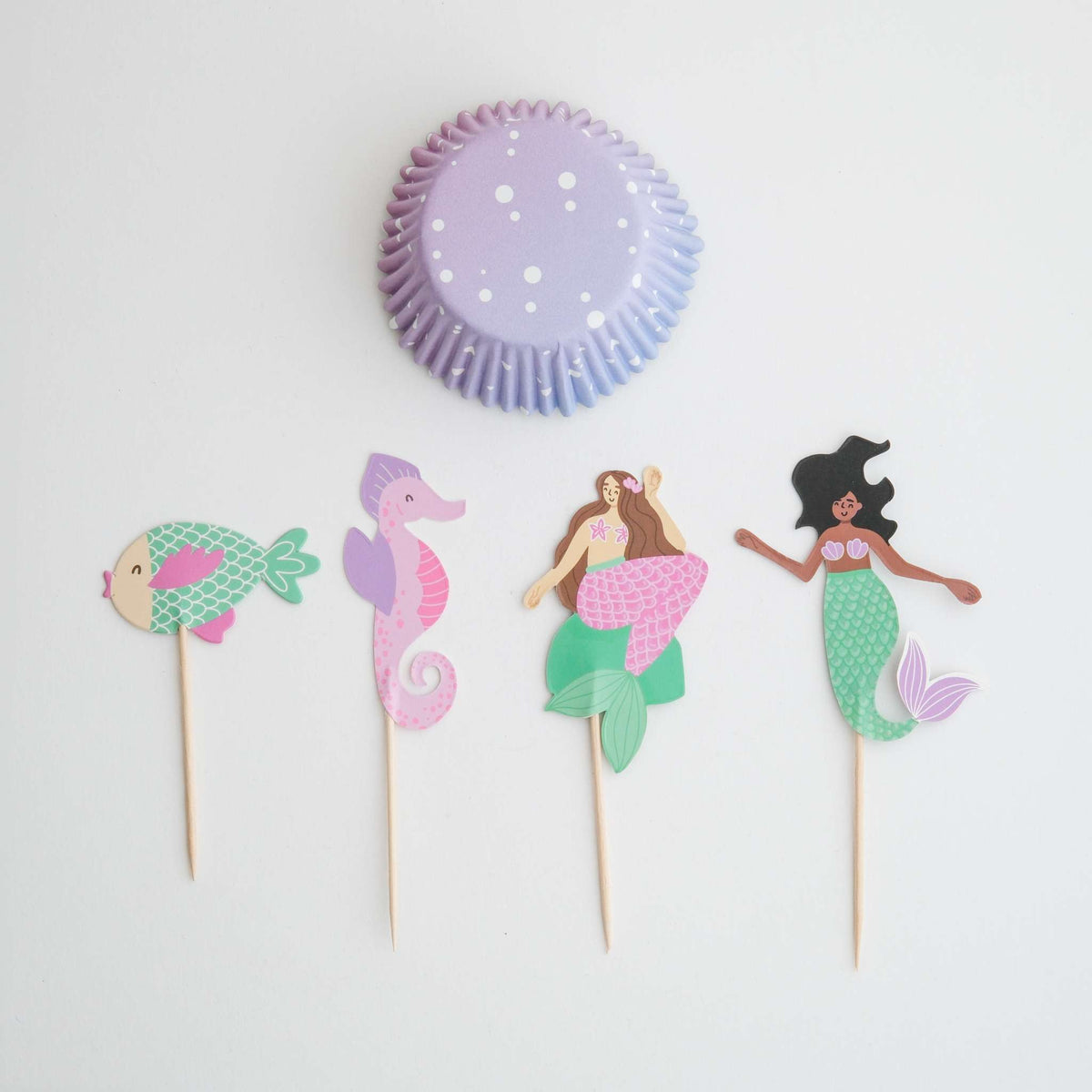 Mermaid Cupcake Set Of 24