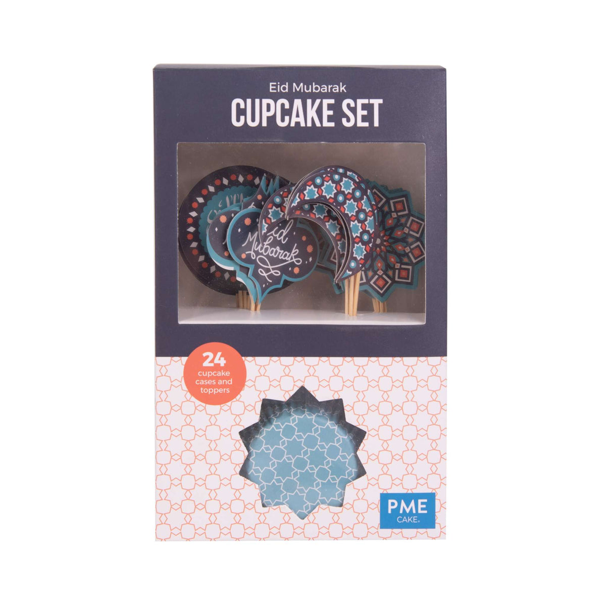 Eid Mubarak Cupcake Set Of 24
