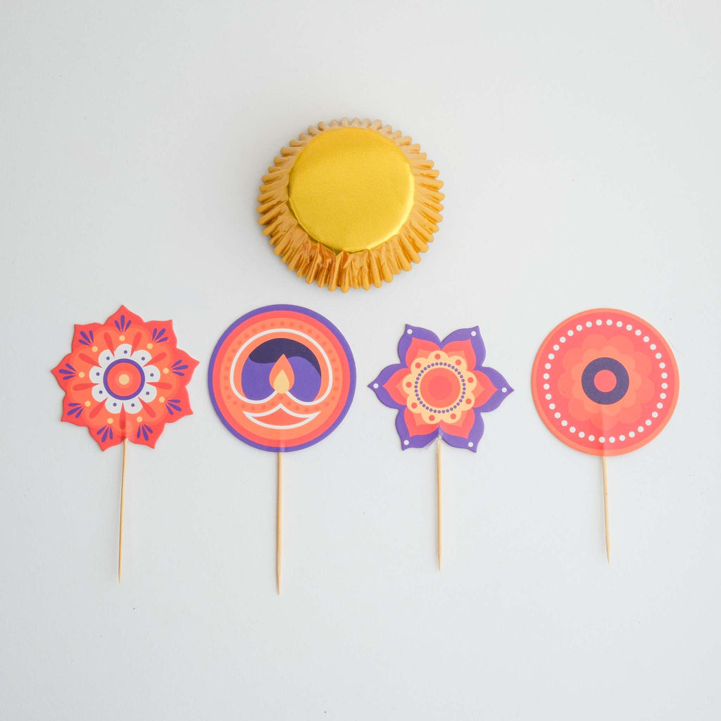 Diwali Cupcake Set Of 24