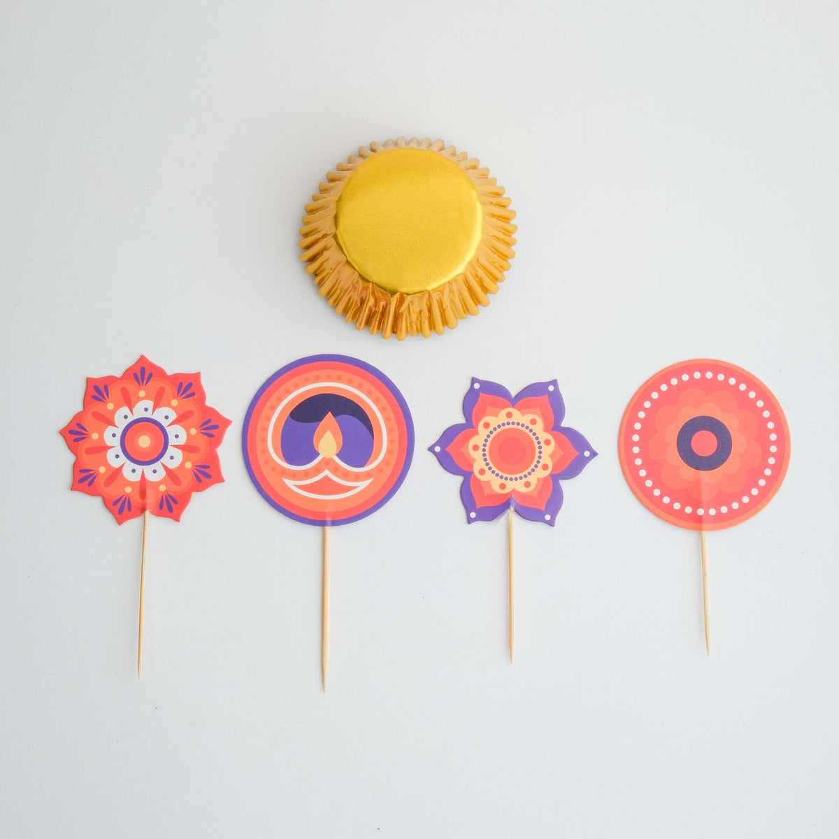 Diwali Cupcake Set Of 24