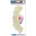 Cupcake-wikkels - Ivoor Bloemen - Pk/12