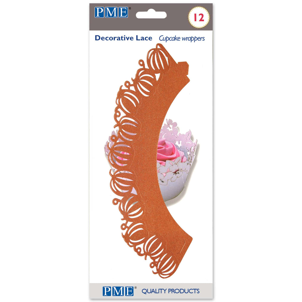 Orange Pumpkins Cupcake Wrappers Pk/12