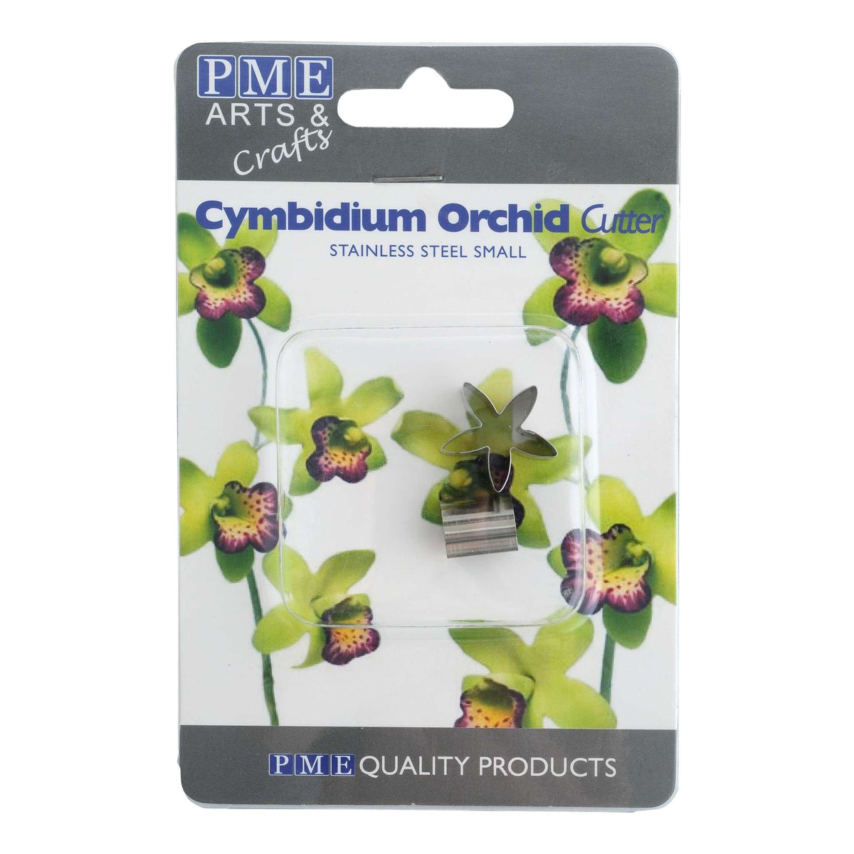 Small Cymbidium Orchid Fondant Cutters Set Of 2