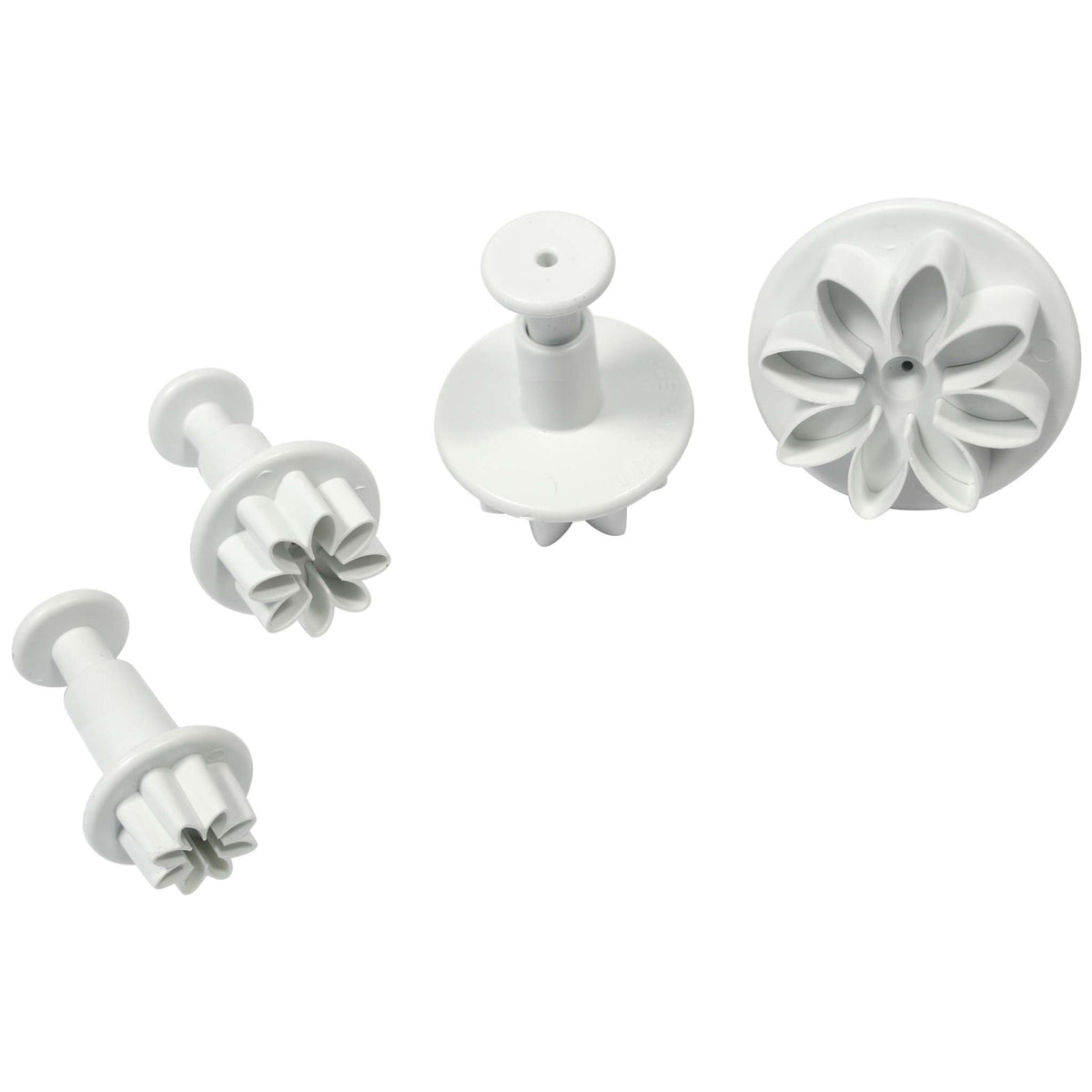 Daisy Plunger Fondant Cutters Set Of 4