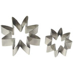 Edelstahl Ausstecher - Mittlere Gänseblümchen, 8 Blütenblätter, 2-teilig