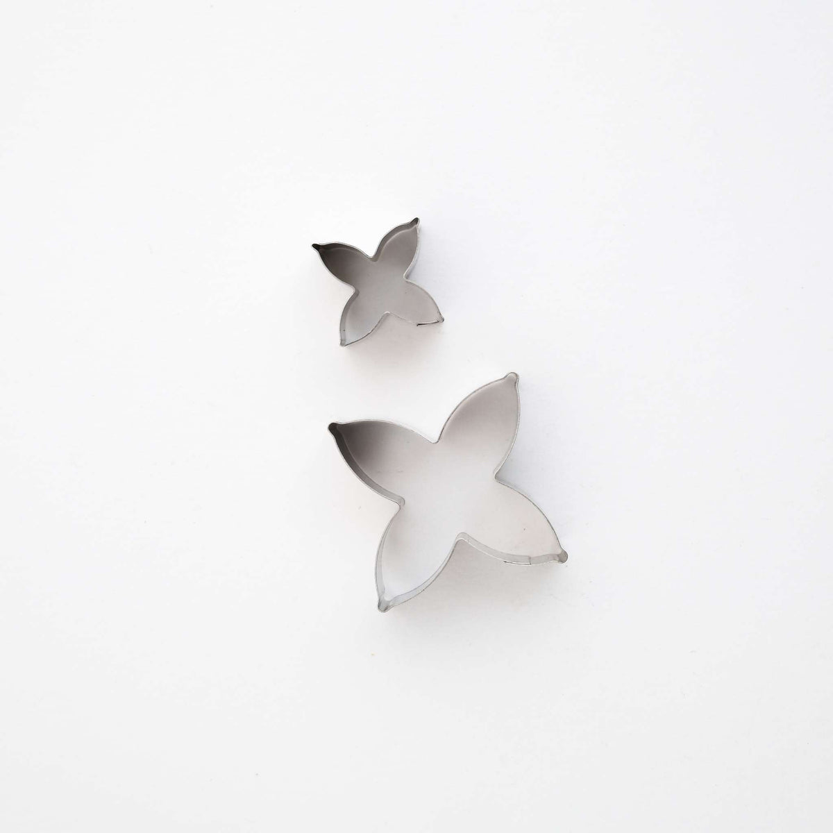 Cortadores de Pétalo de Flor de Daphne de Acero Inoxidable, Set de 2