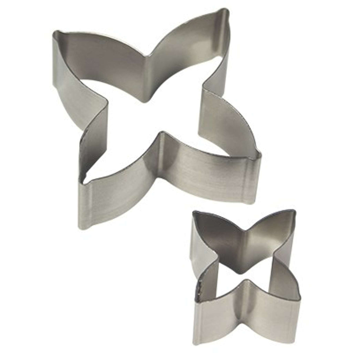 Cortadores de Pétalo de Flor de Daphne de Acero Inoxidable, Set de 2