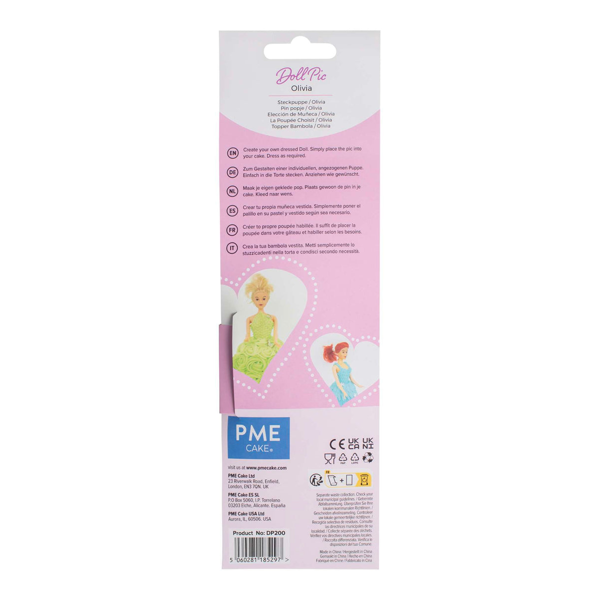 Puppe Pick - Olivia (178mm / 7")
