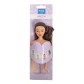 Figura de Muñeca de Pelo Castaño