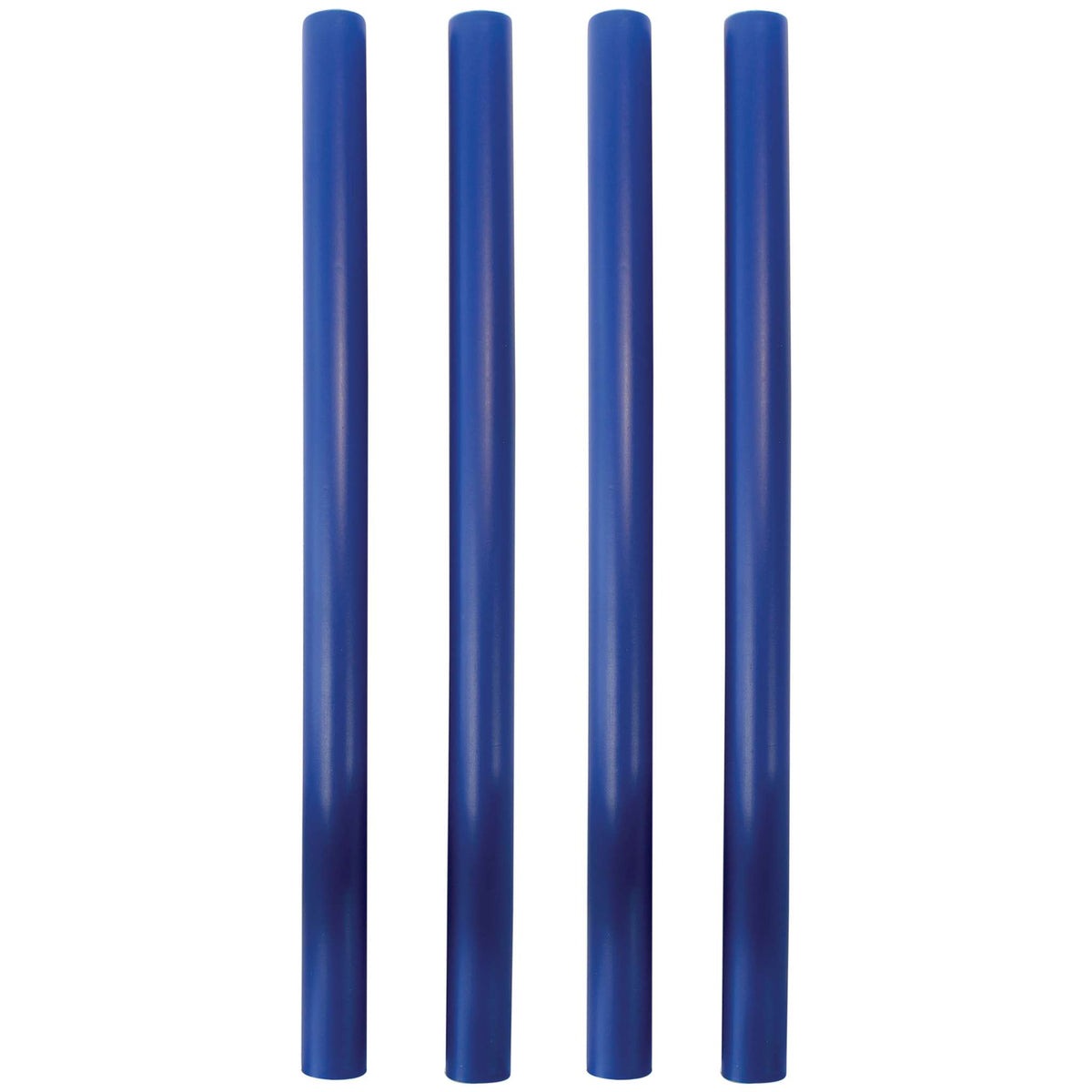 Pilares Huecos de Plástico Azul, Paquete de 4
