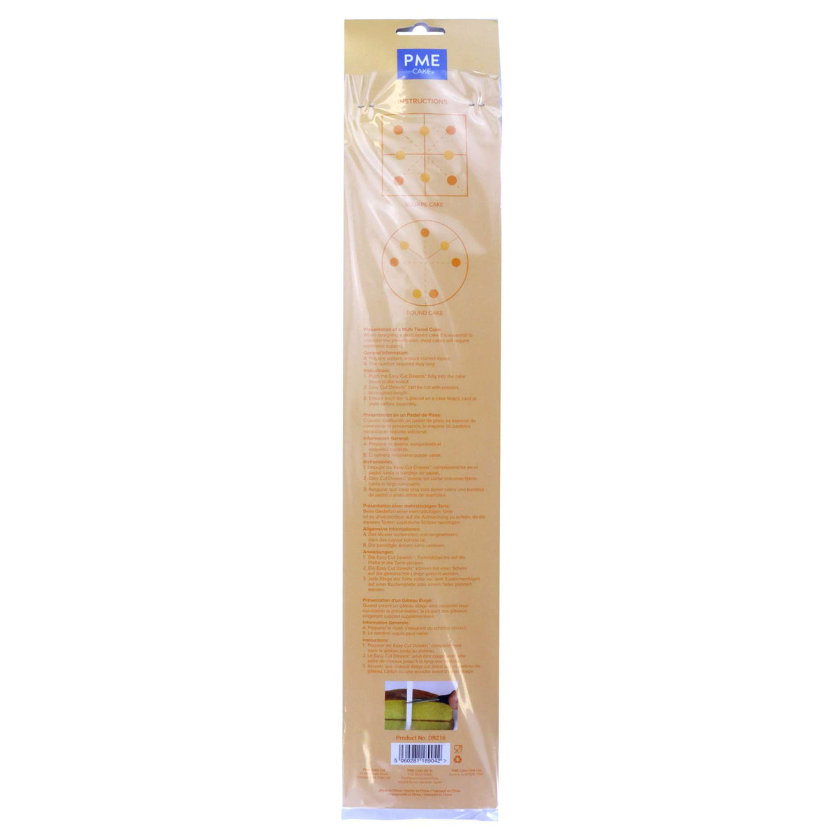 Easy Cut Dowels Pk/8 (40cm / 16")